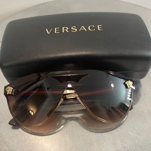 Versace glasses with gold accent!